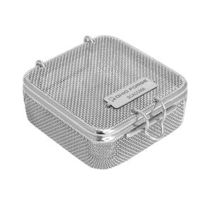 Ohio Forge Mesh Basket - Hinged Lid, Snap Closure