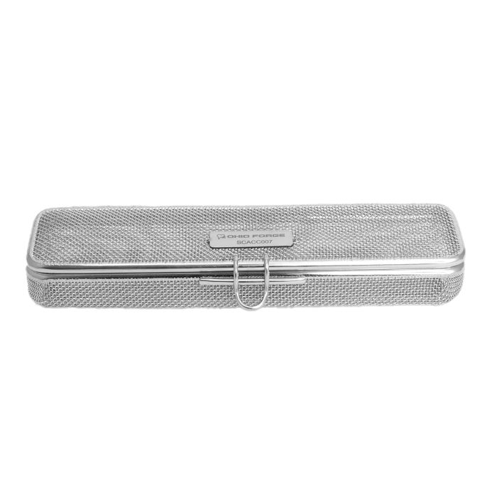 Ohio Forge Mesh Basket Hinged Lid Snap Closure - 160mm x 40mm x 20mm 