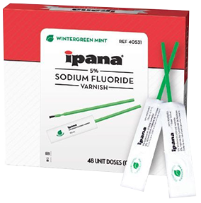 Box of ipana Fluoride Varnish