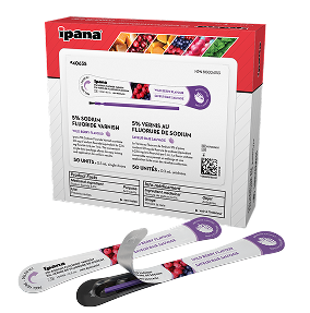 Box of ipana Fluoride Varnish